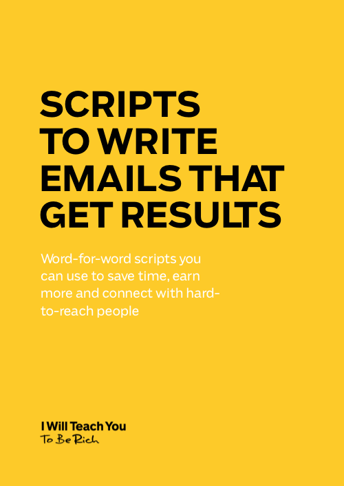 Download these 50 proven email scripts, save hours and increase your productivity