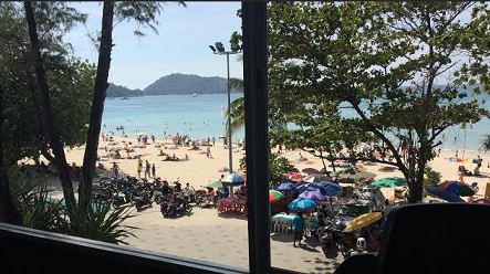 A view from John’s gym in Thailand