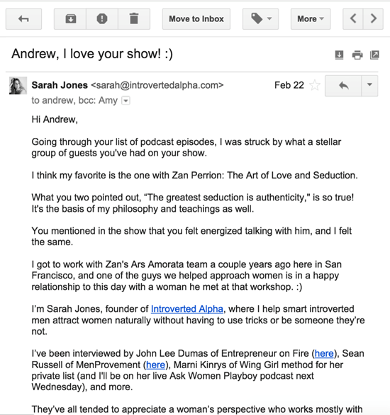 sarah email to andrew