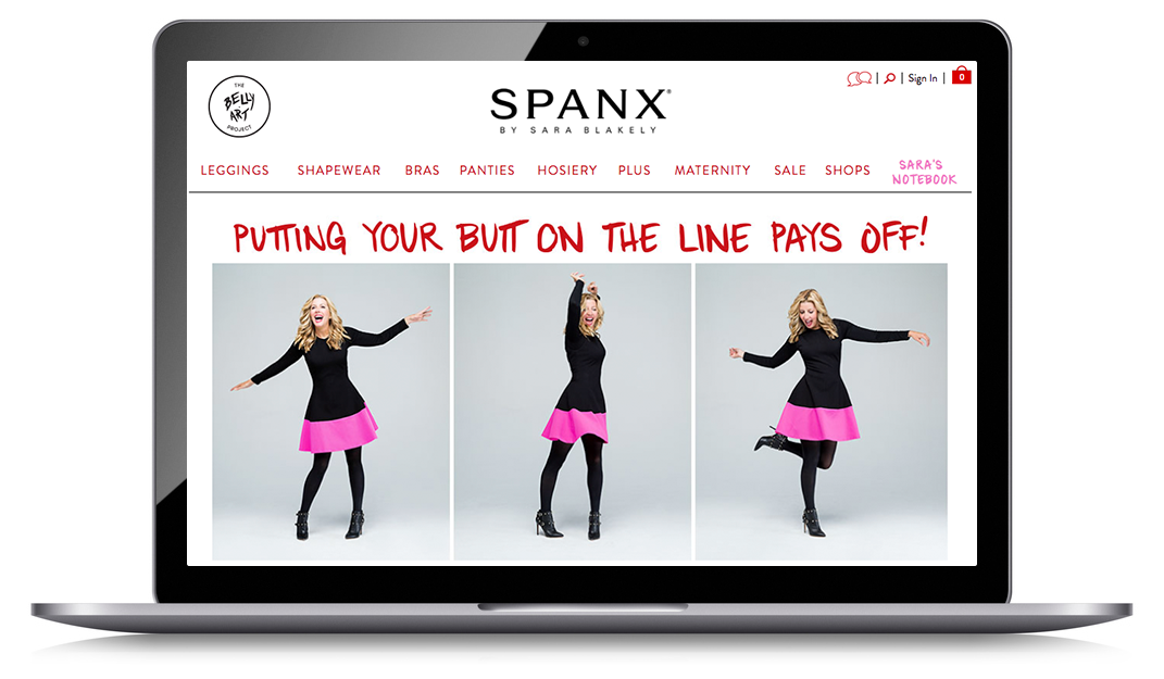 Unique business ideas worth millions - Spanx website