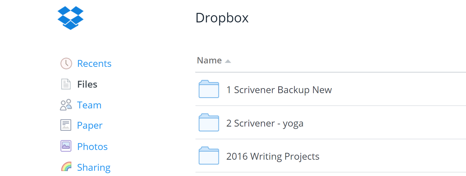 DropBox for file backup and sharing - productivity tools for working from home