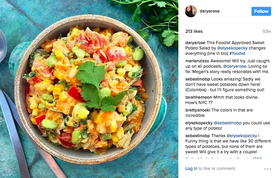 Darya Rose uses Instagram marketing to promote her health company