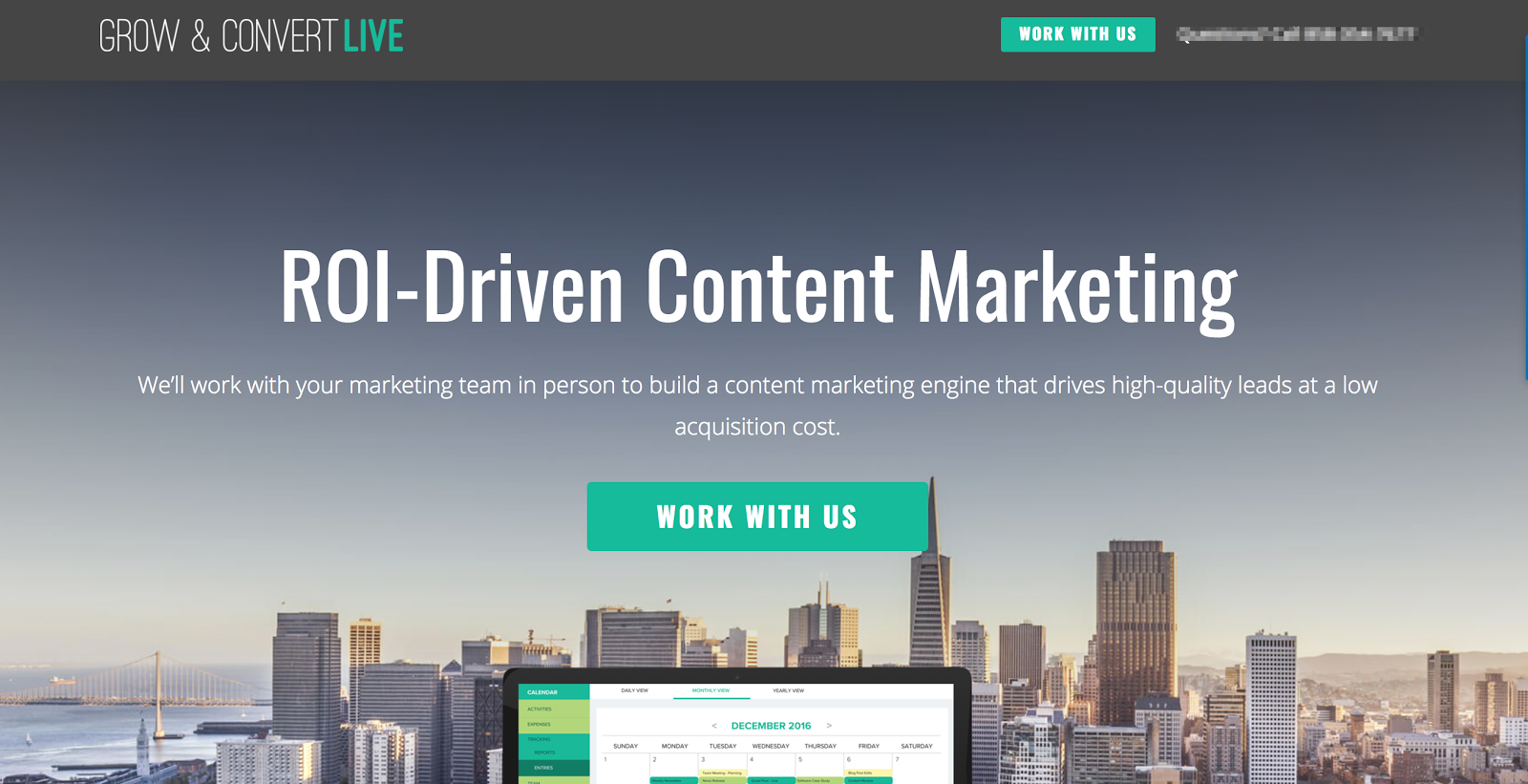 Grow and Convert Live  A ROI Driven Content Marketing Workshop