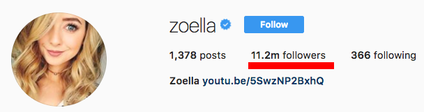 Zoella Instagram