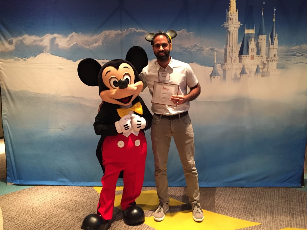 Ramit and Mickey Mouse