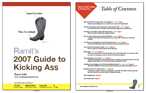 Ramit's 2007 Guide to Kicking Ass