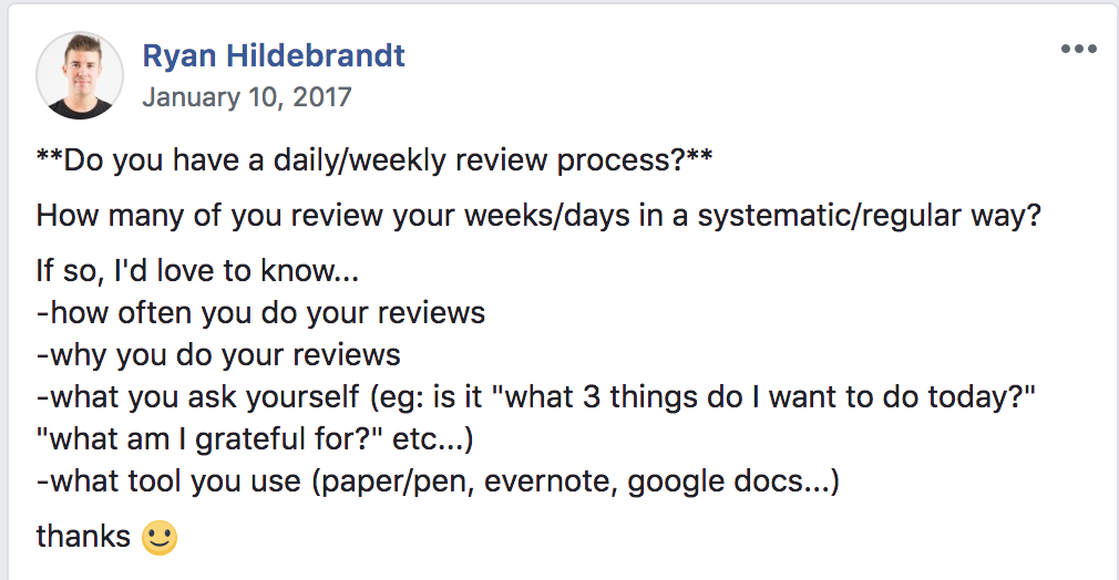Weekly Review fb post Echo Test