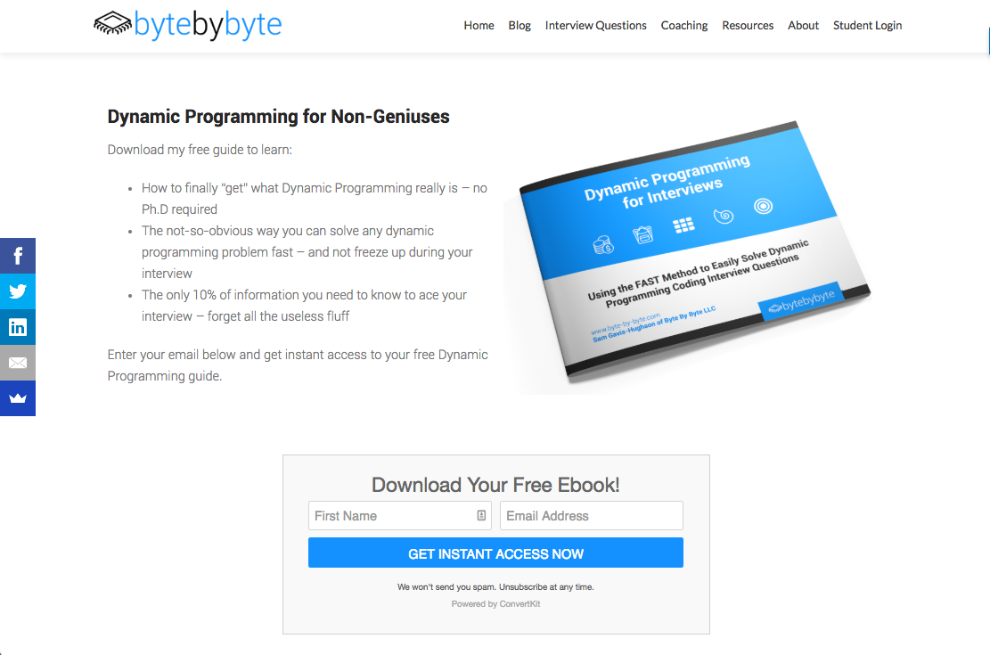 how to build an email list -- Byte by Byte