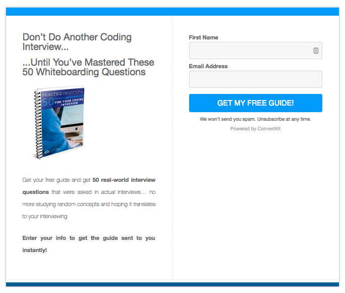how to build an email list -- opt in box